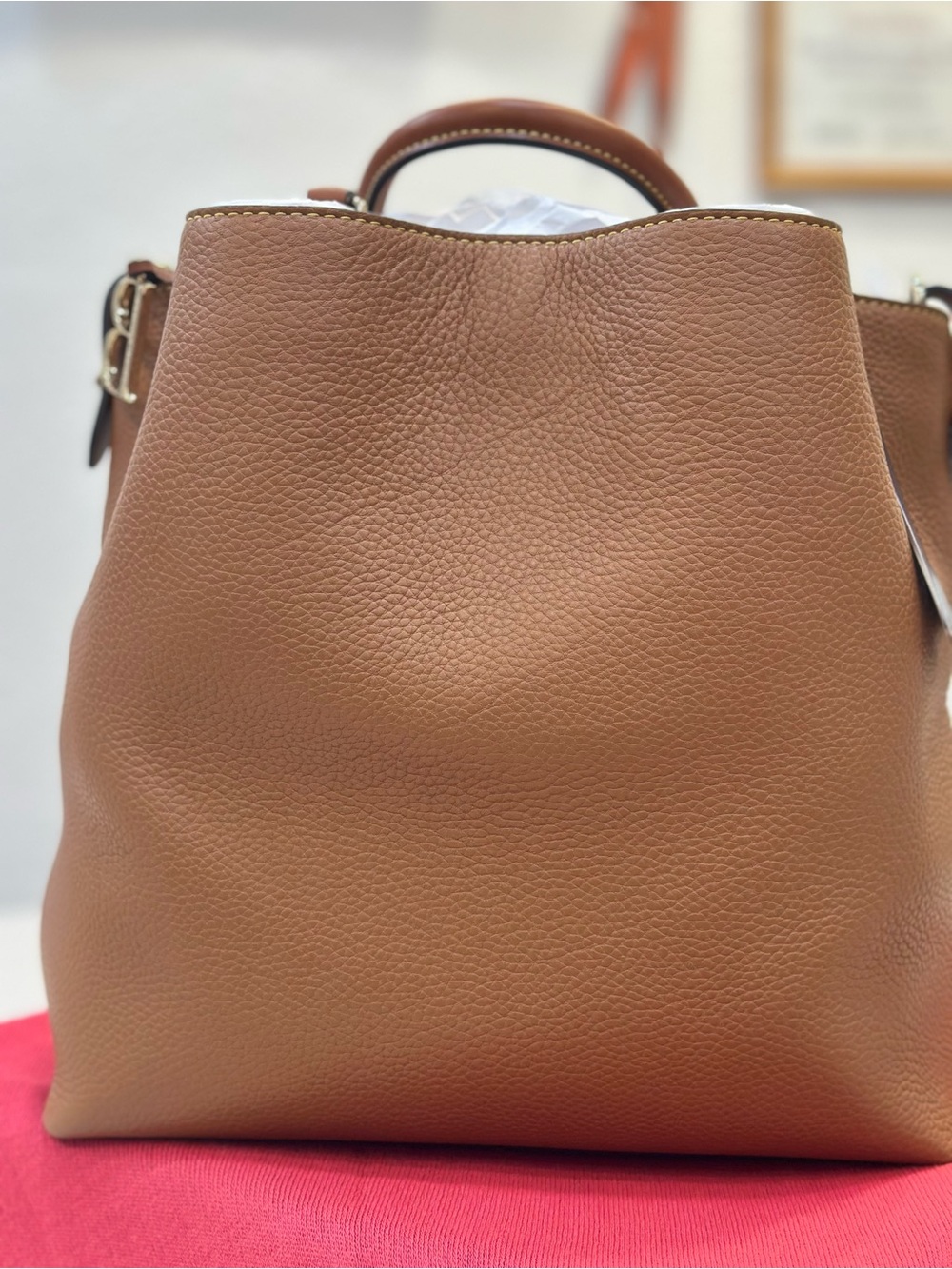 NWT Dooney & Bourke Pebble Grain Large Dawson Tote - Picture 7 of 8